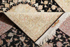 Load image into Gallery viewer, 5 x 8 High Quality SIGNED Wool and Silk Persian Tabriz Rug BLACK 400 KPSI #PIX-26510
