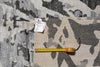 Load image into Gallery viewer, 10 x 14 Quality Handmade Modern Rug Gray Wool and Silk #F-4573