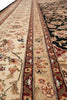 Load image into Gallery viewer, 8.6 x 11.6 Wool and Silk Handmade Tabriz Rug Black #PIX-13158