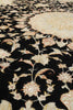 Load image into Gallery viewer, 5 x 8 High Quality SIGNED Wool and Silk Persian Tabriz Rug BLACK 400 KPSI #PIX-26510