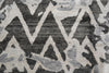 Load image into Gallery viewer, 10 x 14 Quality Handmade Modern Rug Gray Wool and Silk #F-4573