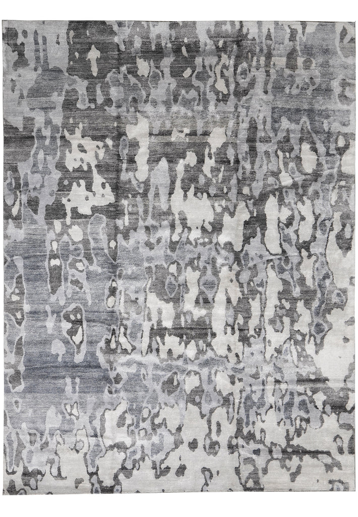 9 x 12 Contemporary Handmade Quality Rug Gray