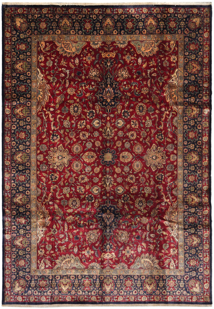 10 x 14 Great Quality Handmade Jaipur Rug Rich Burgundy
