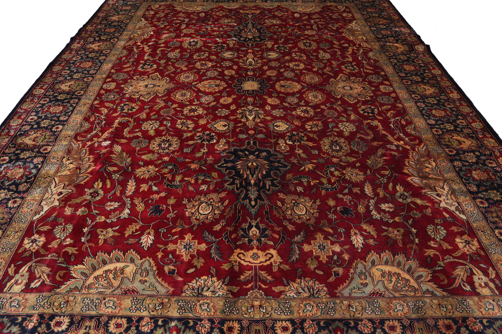 10 x 14 Great Quality Handmade Jaipur Rug Rich Burgundy #PIX-951