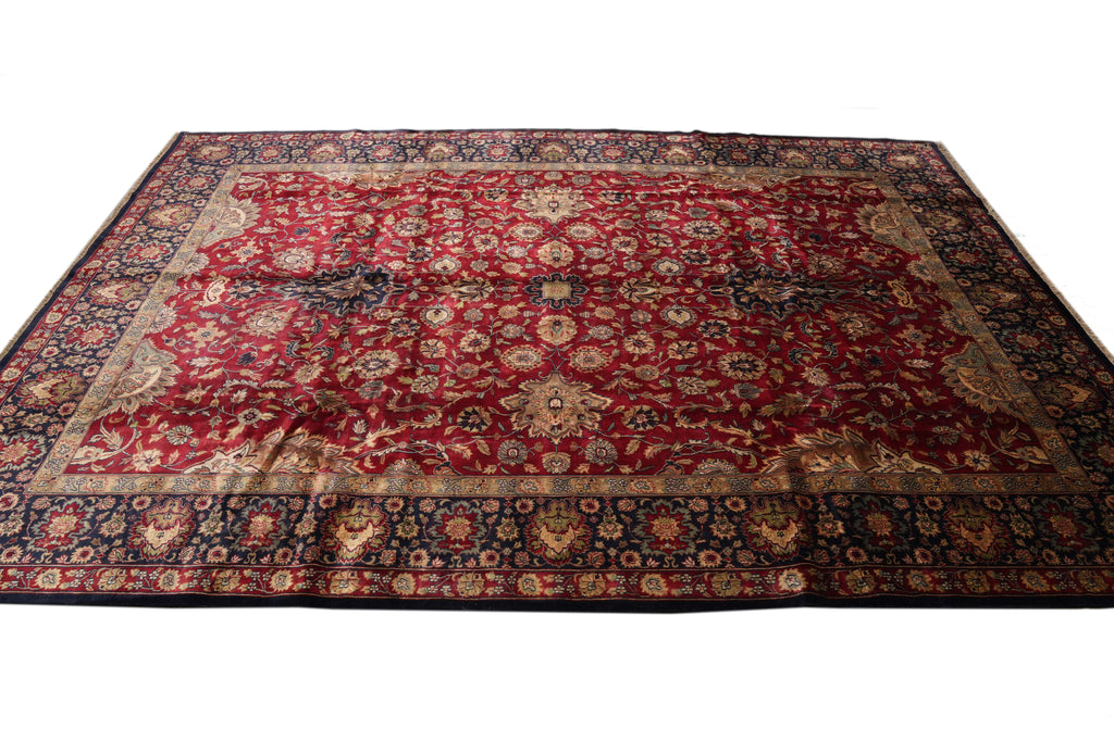 10 x 14 Great Quality Handmade Jaipur Rug Rich Burgundy #PIX-951
