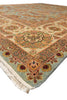 Load image into Gallery viewer, 10 x 14 Quality Handamde Jaipur Rug Light Blue and Gold #F-4270