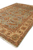 Load image into Gallery viewer, 10 x 14 Quality Handamde Jaipur Rug Light Blue and Gold #F-4270