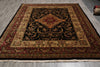 Load image into Gallery viewer, 8 x 10 Quality Jaipur Rug Lustrous Dense Wool Black Burgudny #F-4575