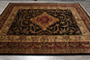 Load image into Gallery viewer, 8 x 10 Quality Jaipur Rug Lustrous Dense Wool Black Burgudny #F-4575