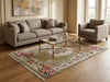 Load image into Gallery viewer, 4 x 6 French Aubusson Handmade Art Silk Rug Gold #PIX-14433