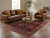 Load image into Gallery viewer, 4.3 x 6 Interesting Handmade Tribal Rug #F-3231a