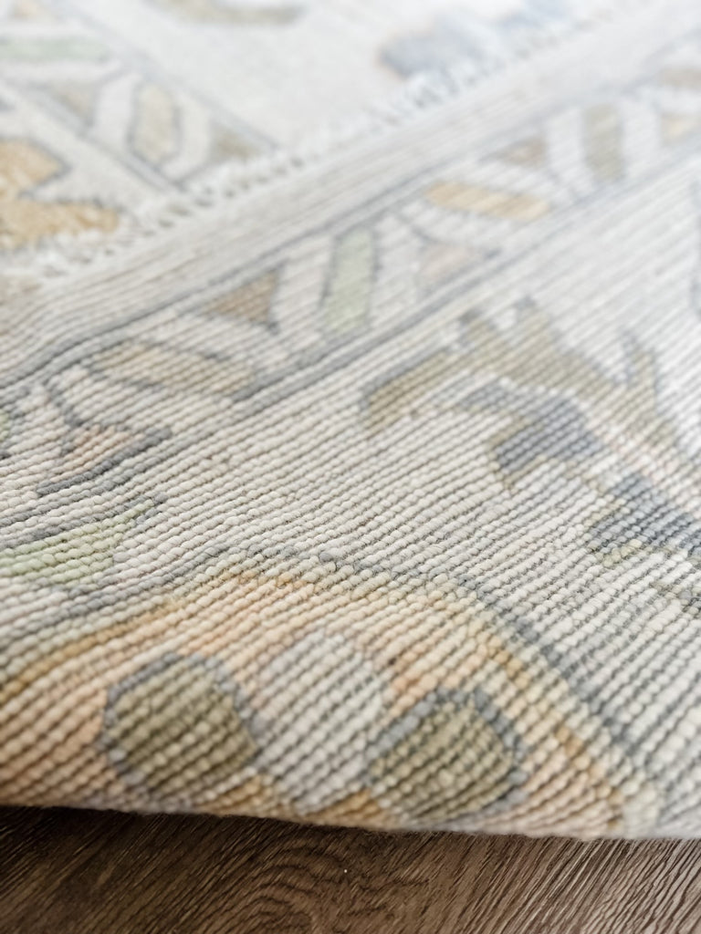 12.1 x 18.2 Great Wool Quality Handmade Oushak Rug NEUTRALS #i-918