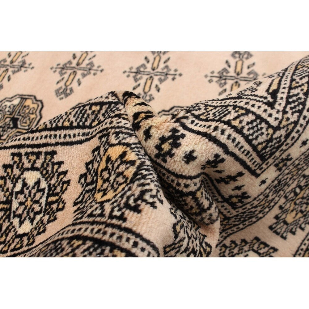 ALL SIZES Beige 8' x 10' Handmade Elephant Vanucci Bokhara Rug B-123