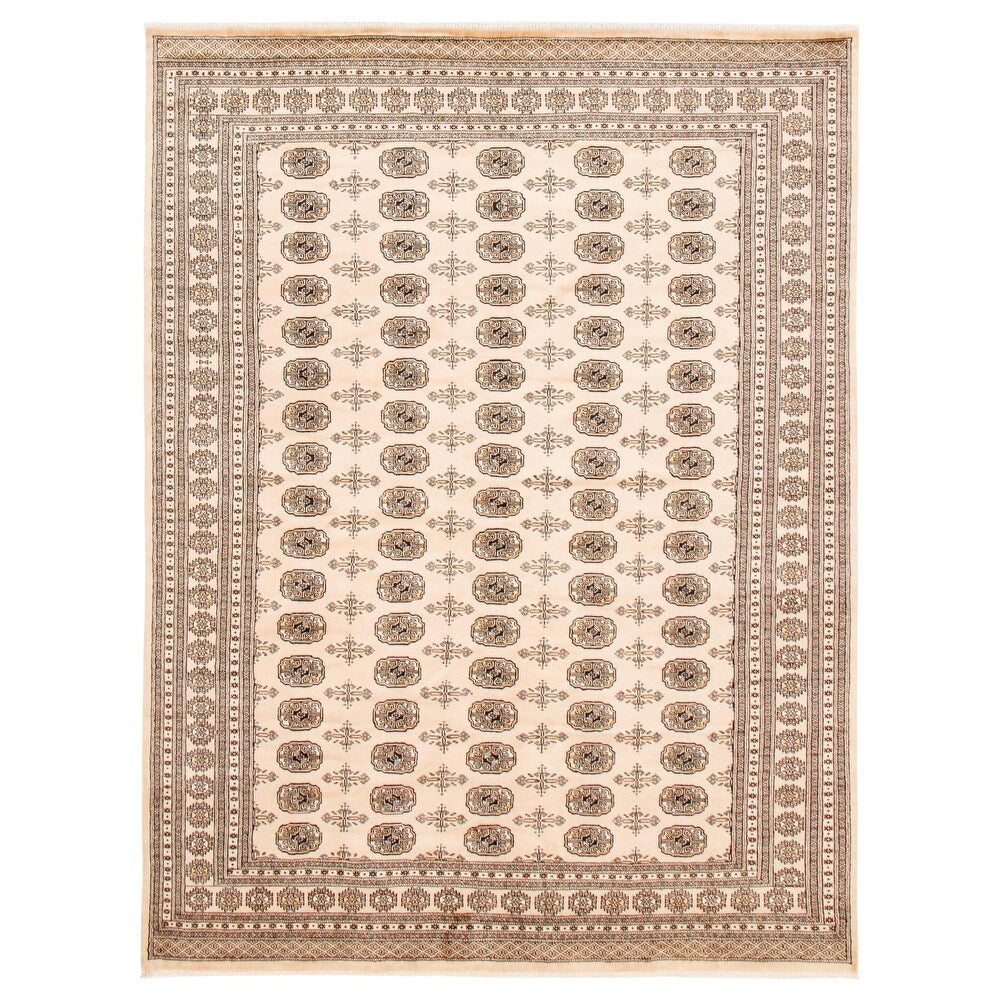 ALL SIZES Beige 8' x 10' Handmade Elephant Vanucci Bokhara Rug B-123