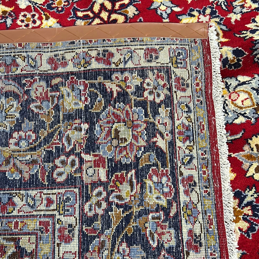8.2 x 11.4 RED BLUE Persian Tabriz Rug 7064