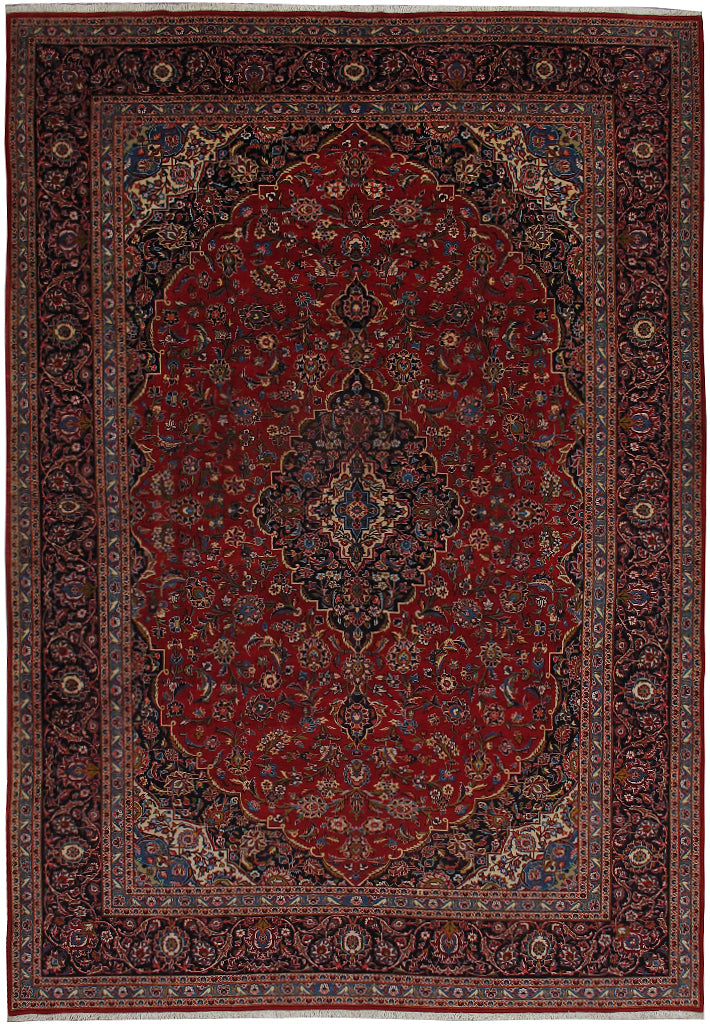 9.10 x 13.3 Persian Kashan Rug  Classic Tradition Amazing Sale #F-6833