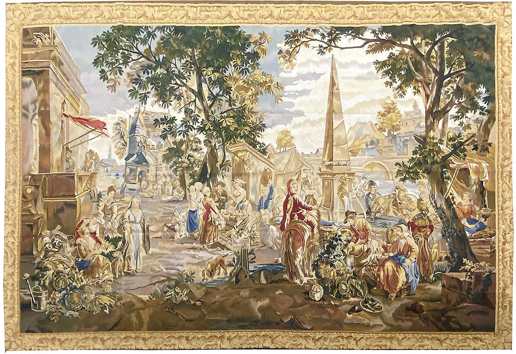 8 x 11 Handmade Tapestry French 17th Century Pattern