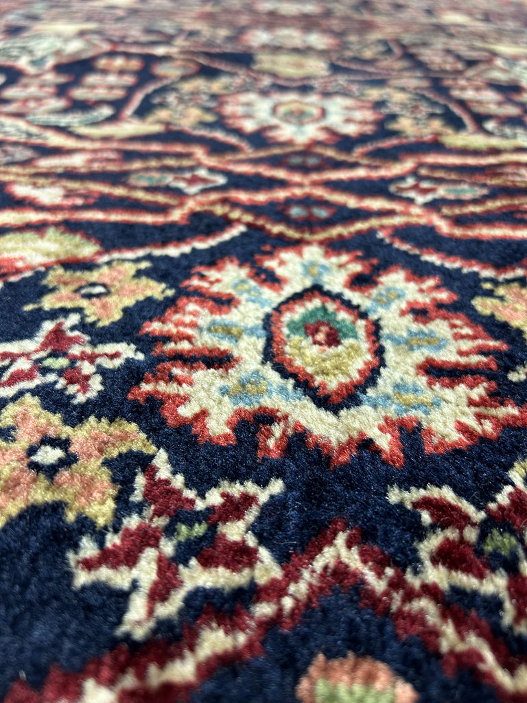 4.8 x 9.9 Navy Blue Persian Mahal Runner Rug 1146