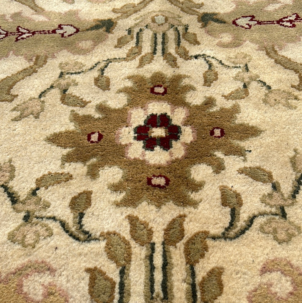 10 x 14.2 Ivory Green Agra Rug 79575