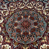 Load image into Gallery viewer, 10.1 x 14 Fine Weave Quality Handmade Soft Wool Dense Burgundy Black Rug Sheik Safi 10251