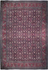 Load image into Gallery viewer, 9.8 x 13.2 Handmade Traditional Semi Antique Persian Herati Rug 74466