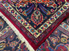 Load image into Gallery viewer, 9.8 x 10.3 Square Persian Rug Signed Traditional Burgundy Blue #F-6974
