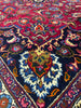 Load image into Gallery viewer, 9.8 x 10.3 Square Persian Rug Signed Traditional Burgundy Blue #F-6974