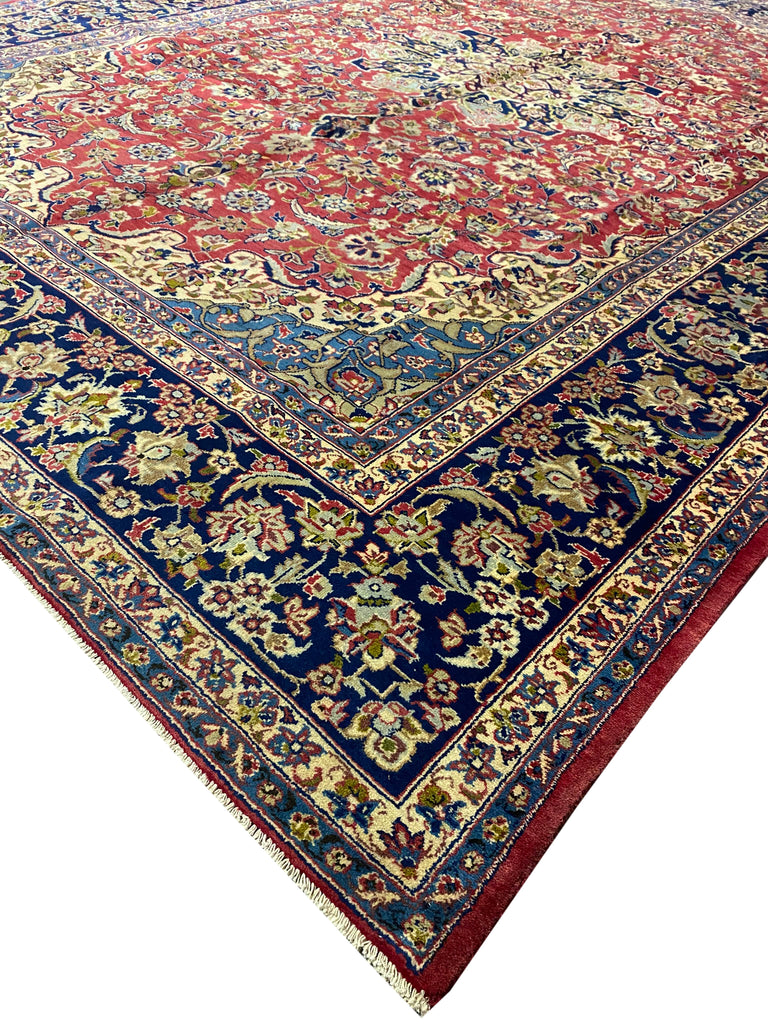 9.7 x 13.8 Persian Najaf Esfahan Wool Rug Sale #F-6976
