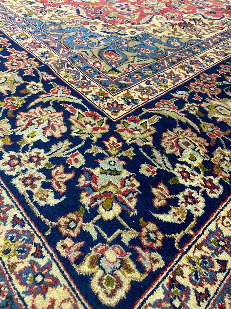 9.7 x 13.8 Persian Najaf Esfahan Wool Rug Sale #F-6976
