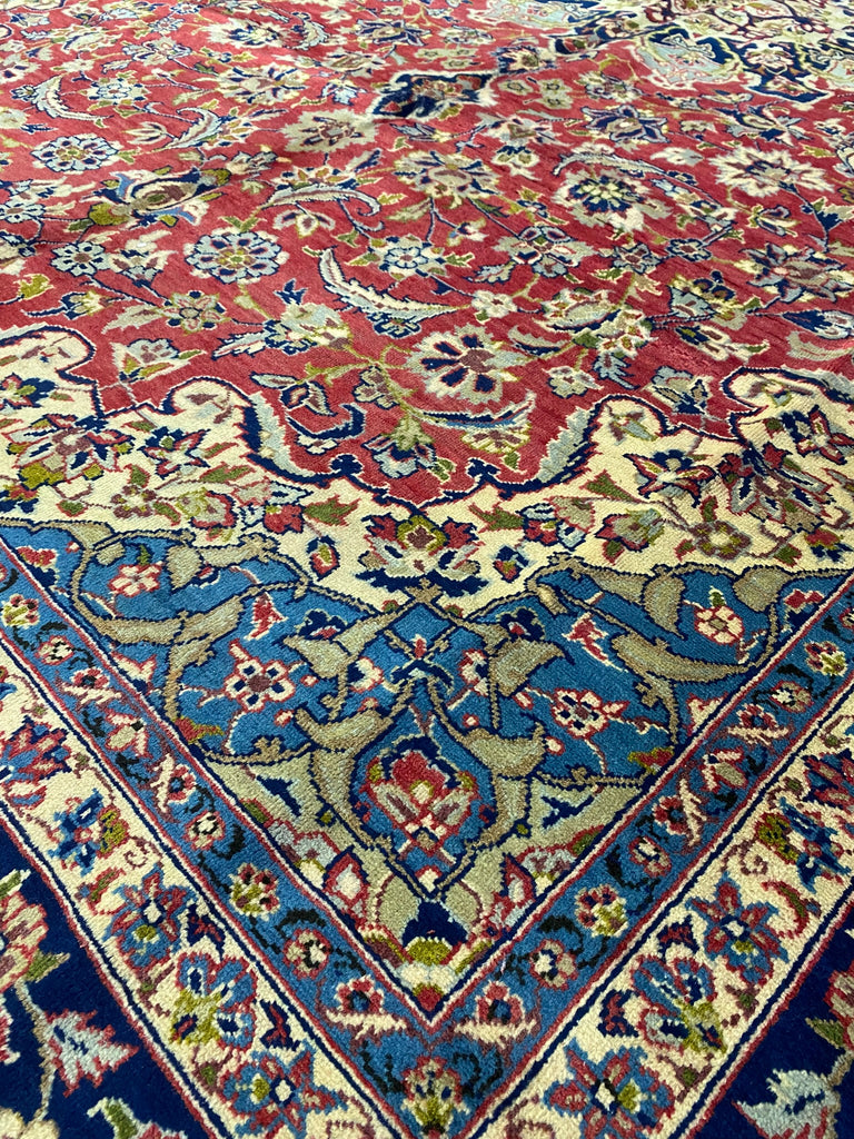 9.7 x 13.8 Persian Najaf Esfahan Wool Rug Sale #F-6976