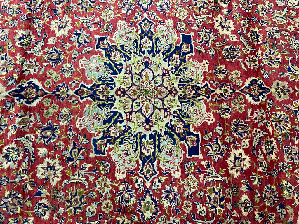 9.7 x 13.8 Persian Najaf Esfahan Wool Rug Sale #F-6976