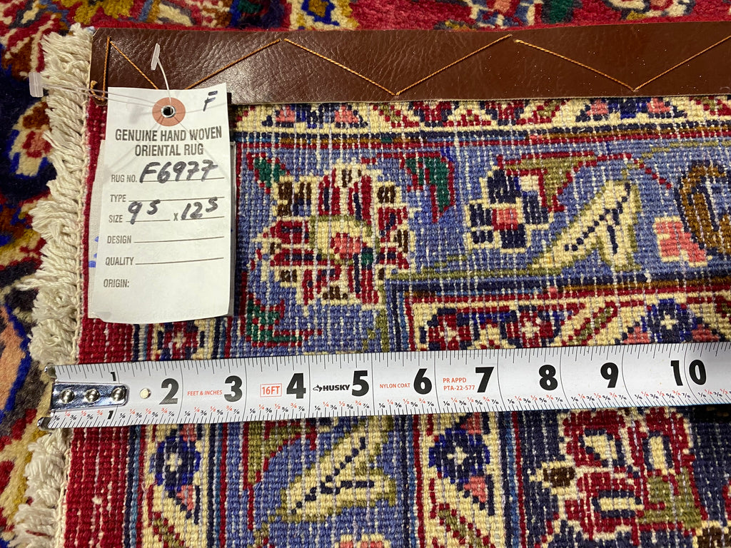 9.5 x 12.5 Persian Kashan Classic Traditional Iran Sale Clearance Rug #F-6977