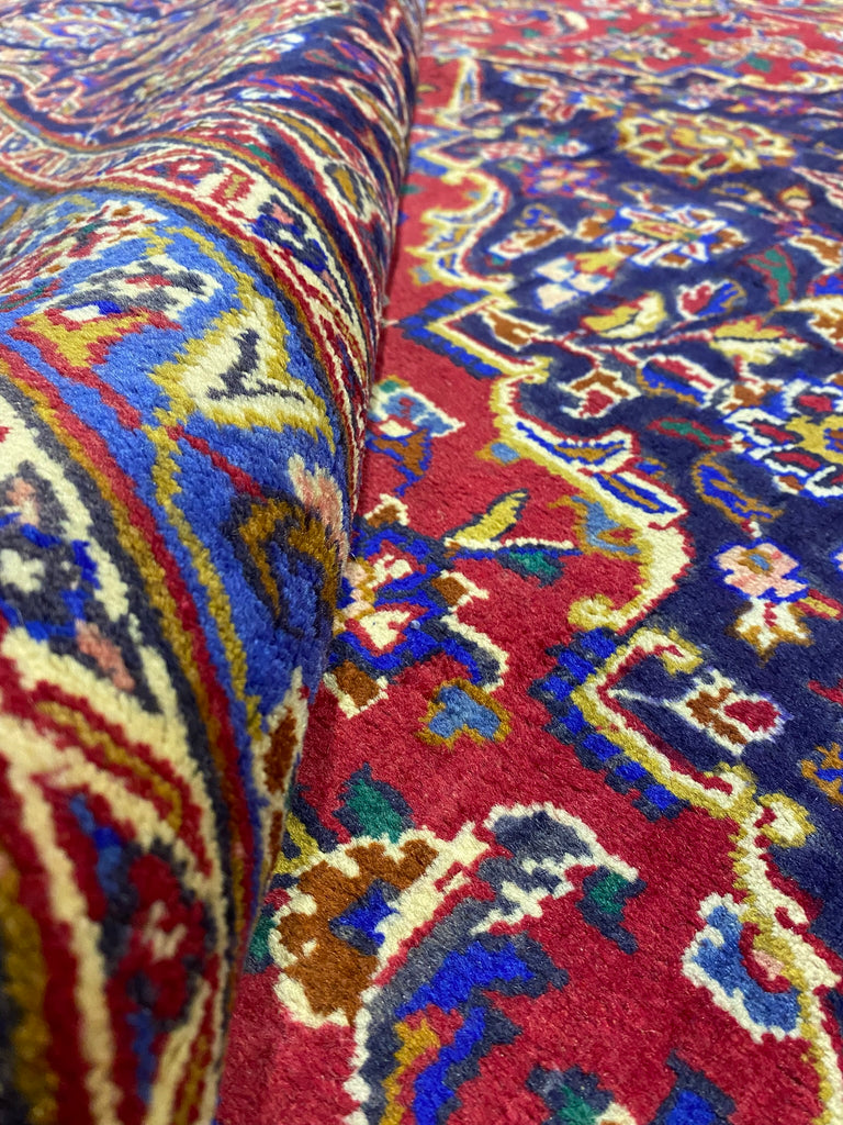 9.5 x 12.5 Persian Kashan Classic Traditional Iran Sale Clearance Rug #F-6977