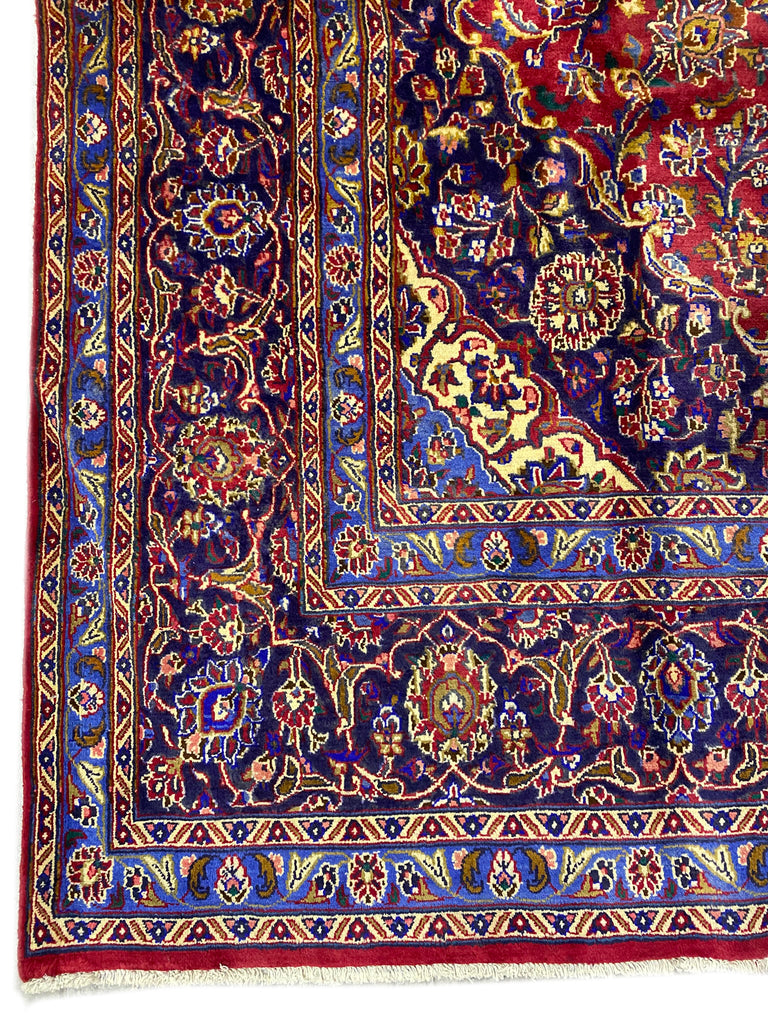 9.5 x 12.5 Persian Kashan Classic Traditional Iran Sale Clearance Rug #F-6977