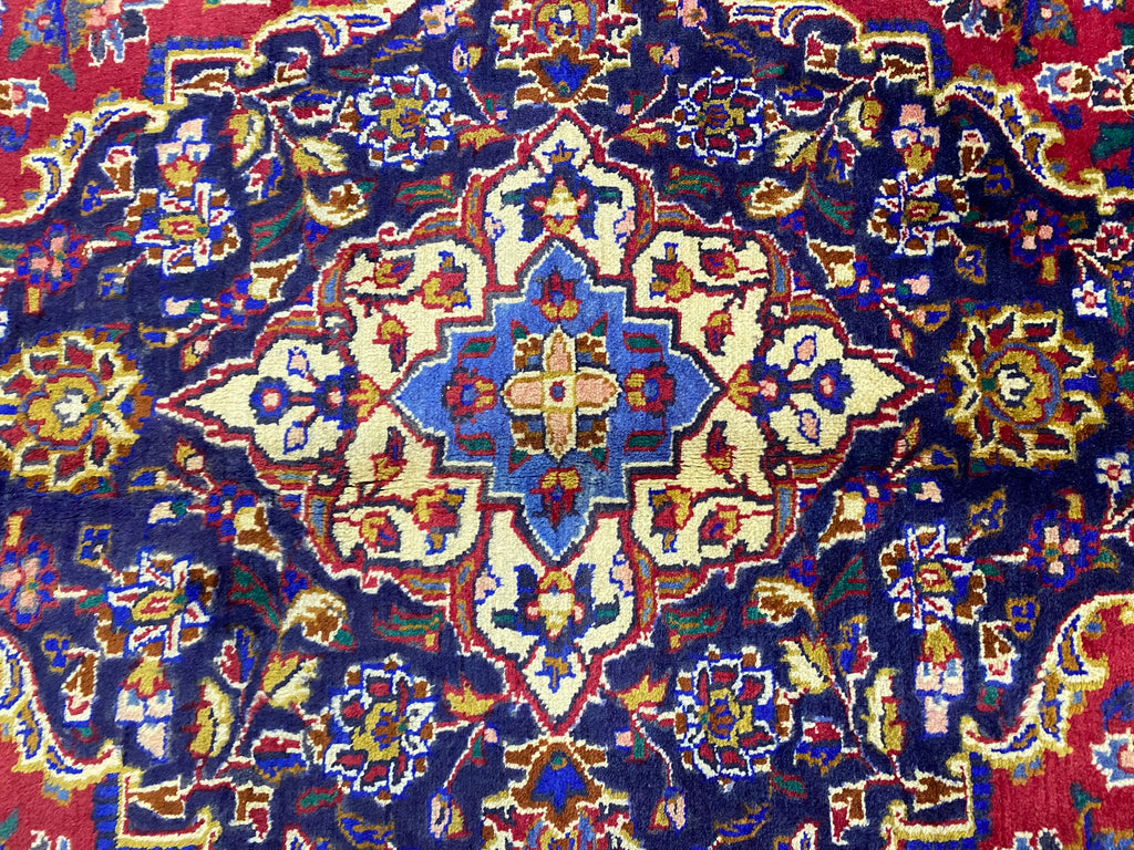 9.5 x 12.5 Persian Kashan Classic Traditional Iran Sale Clearance Rug #F-6977