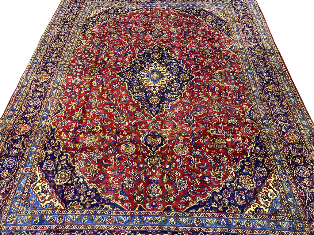 9.5 x 12.5 Persian Kasha Classic Traditional Iran Sale Clearance Rug
