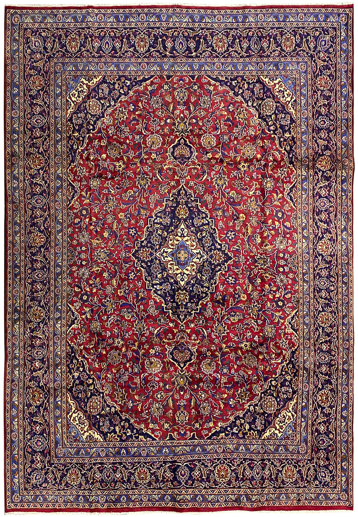 9.5 x 12.5 Persian Kasha Classic Traditional Iran Sale Clearance Rug