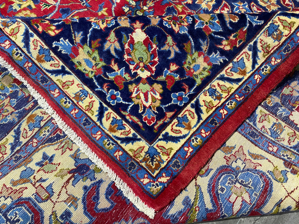 10 x 12.7 Persian Najafabad Esfahan Wool Rug Iran Sale #F-6978