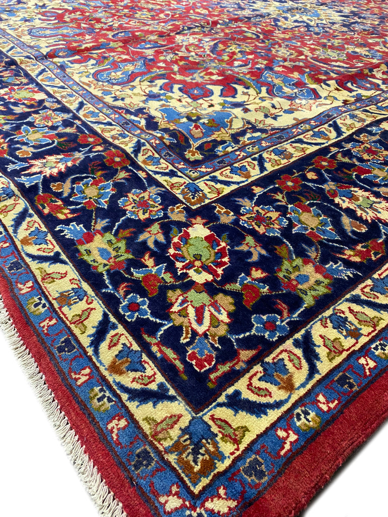 10 x 12.7 Persian Najafabad Esfahan Wool Rug Iran Sale #F-6978