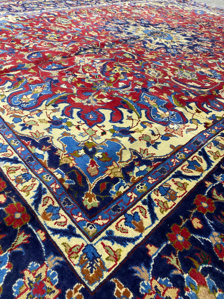10 x 12.7 Persian Najafabad Esfahan Wool Rug Iran Sale #F-6978