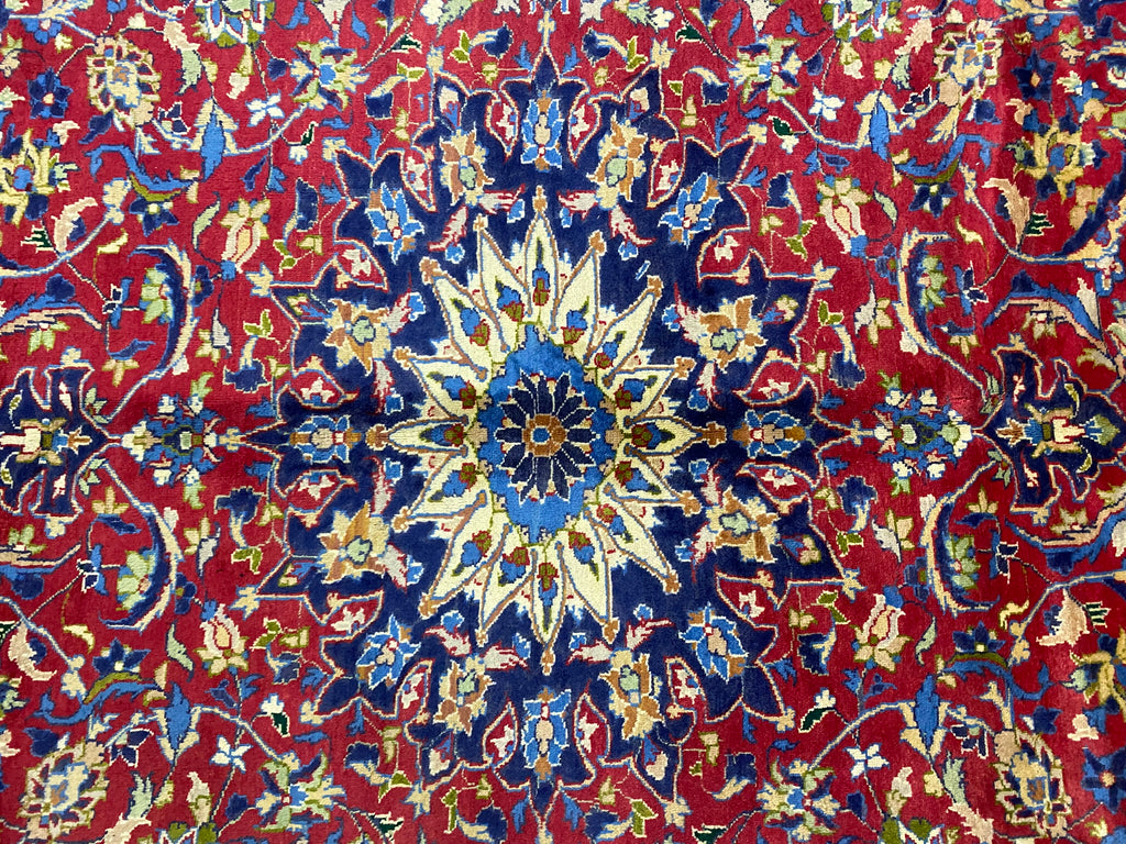 10 x 12.7 Persian Najafabad Esfahan Wool Rug Iran Sale #F-6978