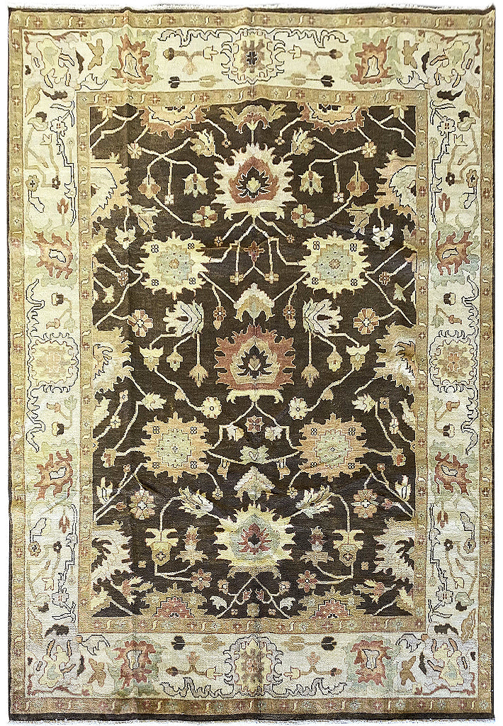 9.3 x 12.2 New Oushak Handmade Rug #F-6402