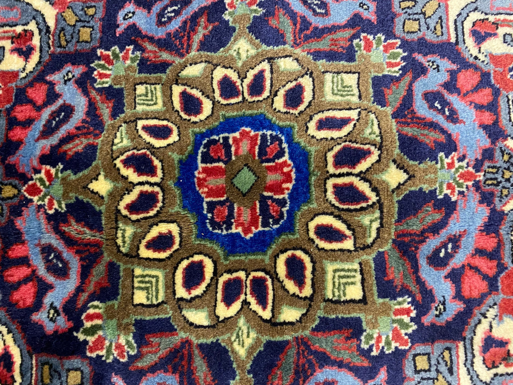 10 x 13.8 Exotic Quality Persian Bijar Rug Animal Hunting Pattern #F-6979