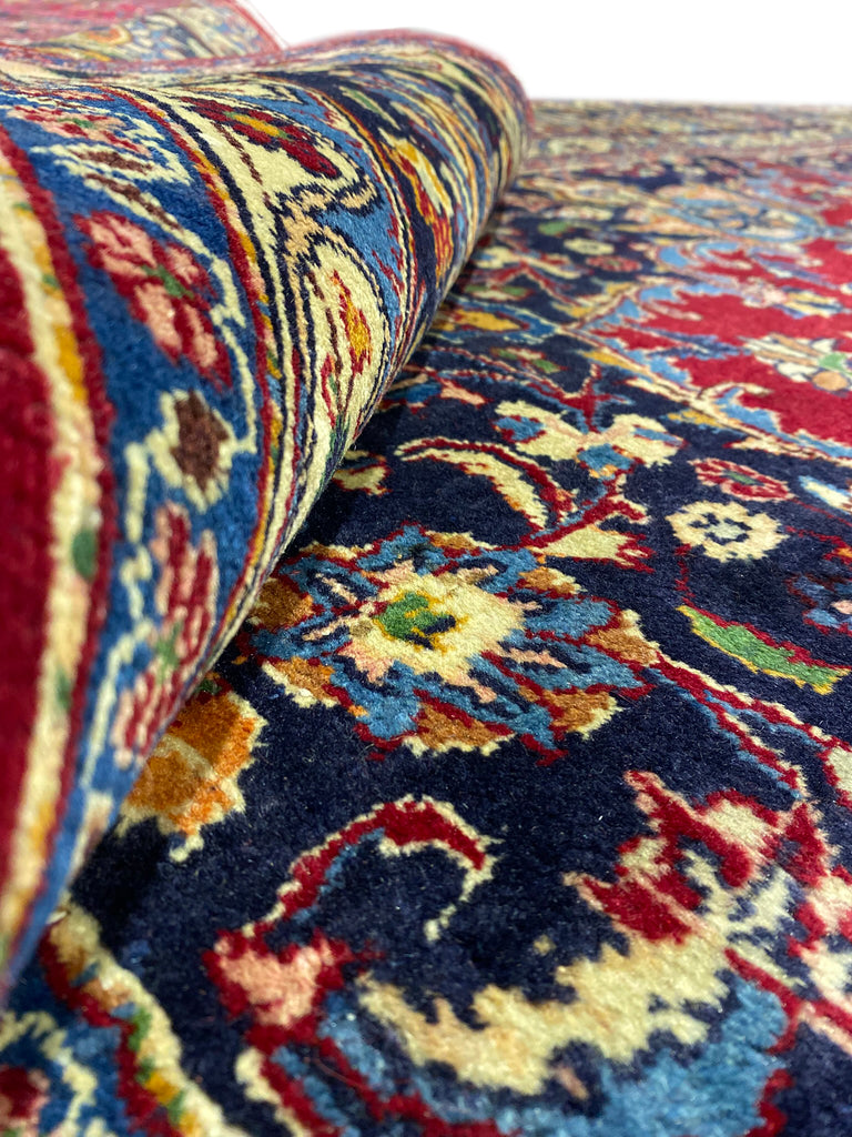 9.5 x 13 Persian Kerman Rug Pre-Owned Sale Clearance #F-6981
