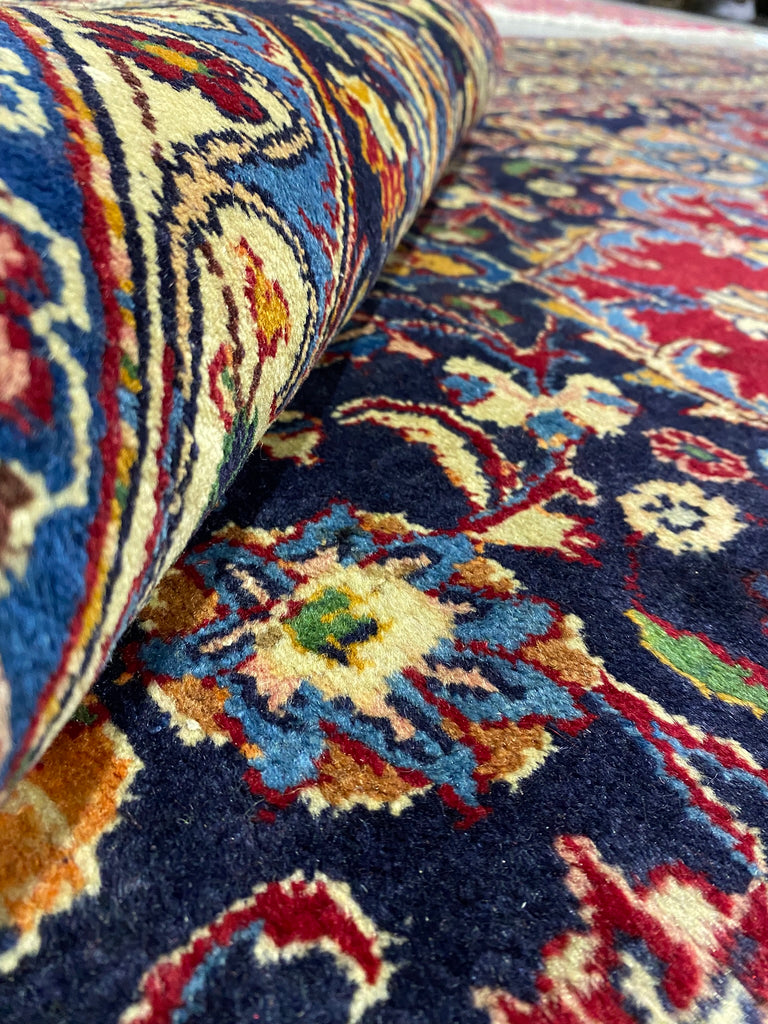 9.5 x 13 Persian Kerman Rug Pre-Owned Sale Clearance #F-6981
