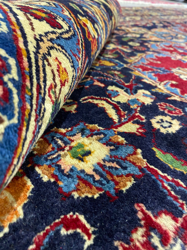 9.5 x 13 Persian Kerman Rug Pre-Owned Sale Clearance #F-6981