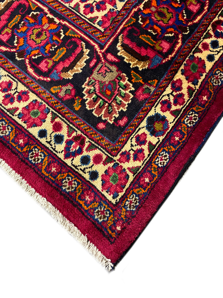 9 x 13 Traditional Persian Mashad Rug Iran #F-6982
