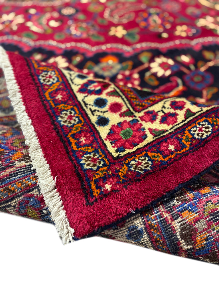 9 x 13 Traditional Persian Mashad Rug Iran #F-6982