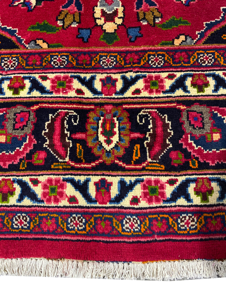 9.6 x 13 Persian Mashad Rug Iran #F-6983