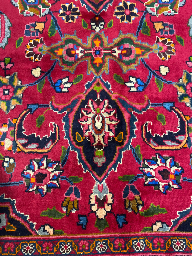 9.6 x 13 Persian Mashad Rug Iran #F-6983